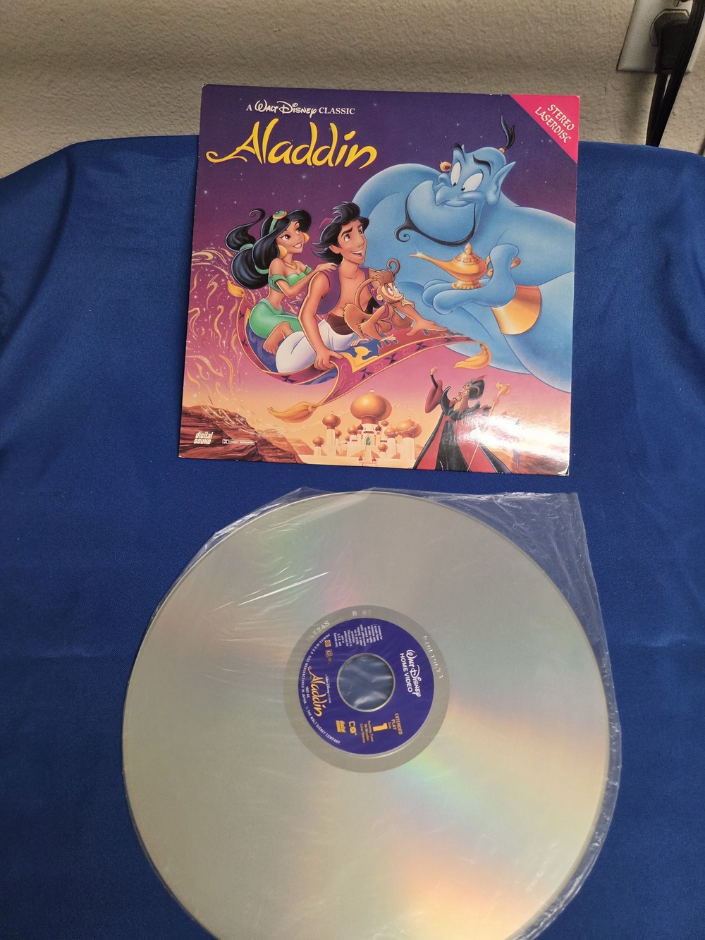 Aladdin Laserdisc Walt Disney Movie